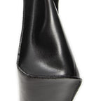 Dior Vintage Flap Top Handle Black Gray Calfskin Leather — view 7