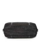 Fendi Small Double Zip Bowler Black Zucchino Canvas Messenger — view 6