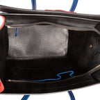 Celine Multicolor Luggage Red Yellow Black Blue Smooth Calfskin — view 9