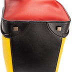 Celine Multicolor Luggage Red Yellow Black Blue Smooth Calfskin — view 7