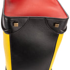 Celine Multicolor Luggage Red Yellow Black Blue Smooth Calfskin — view 8
