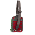 Gucci Two Way Jersey GG Backpack Green Red Gray Nylon — view 5