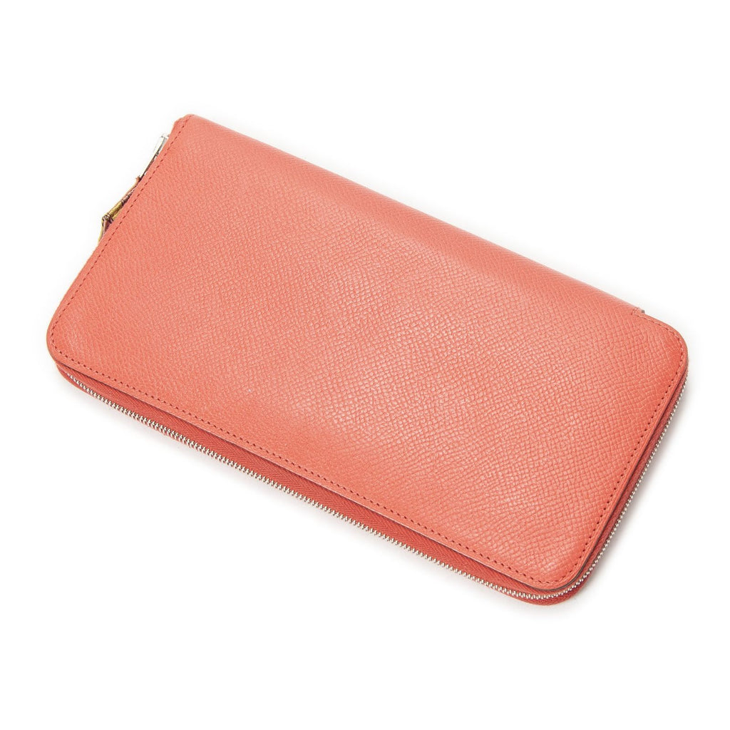 Hermes Azap Silk'in Classique Wallet Rose Jeep le Epsom Leather — view 2