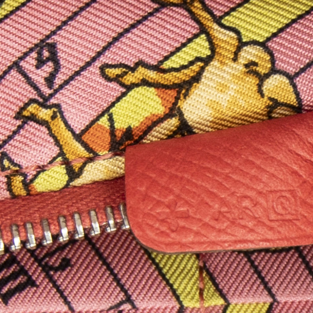 Hermes Azap Silk'in Classique Wallet Rose Jeep le Epsom Leather — view 6