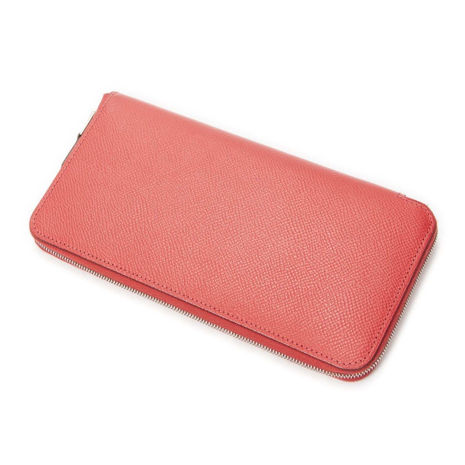 Hermes Azap Silk'in Classique Long Walletbougainvillier Epsom Leather — view 2