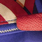 Hermes Azap Silk'in Classique Long Walletbougainvillier Epsom Leather — view 6