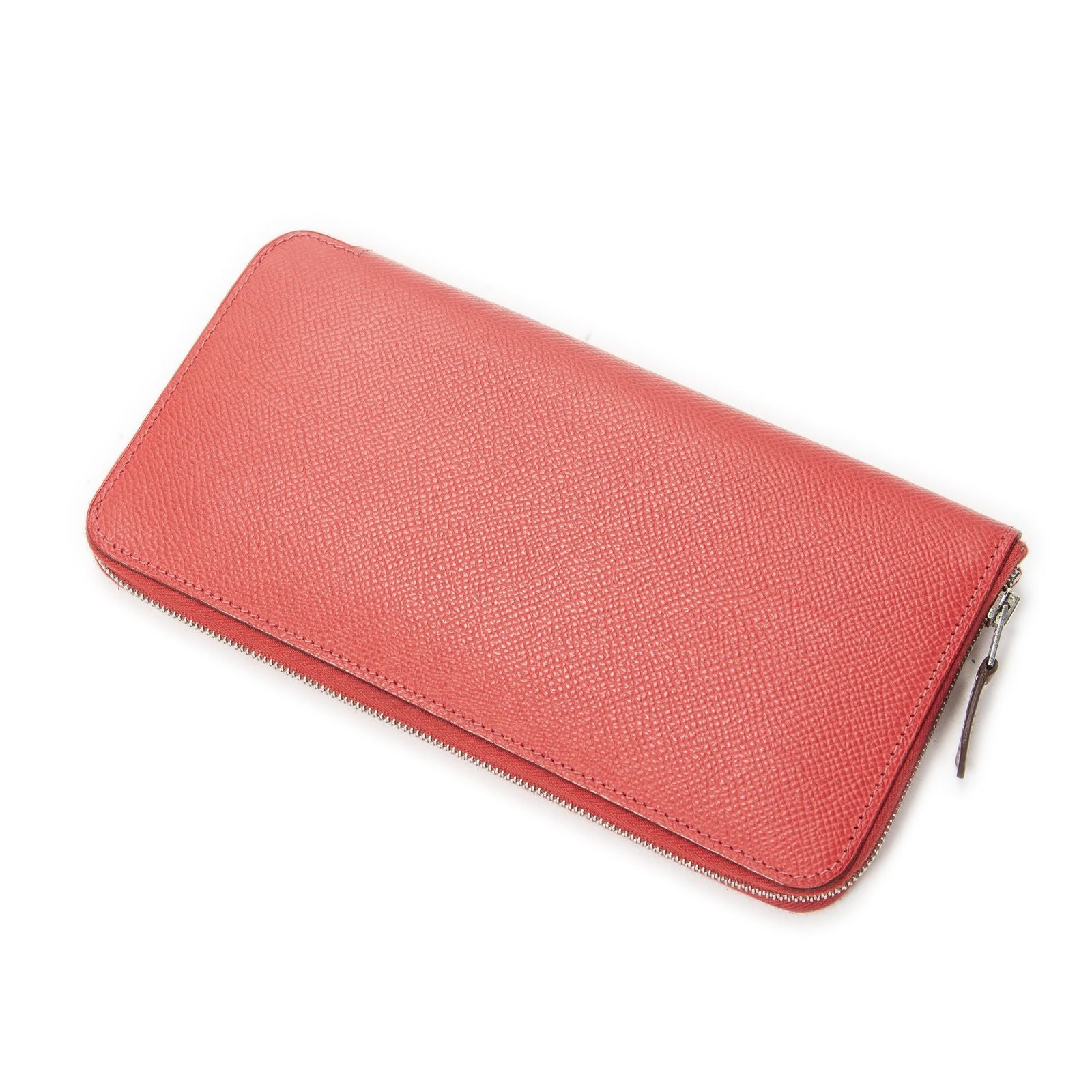 Hermes Azap Silk'in Classique Long Walletbougainvillier Epsom Leather