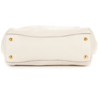 Prada Convertible Open Tote Ivory Vitello Phoenix — view 6