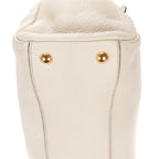 Prada Convertible Open Tote Ivory Vitello Phoenix — view 8
