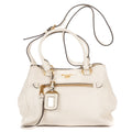 Prada Convertible Open Tote Ivory Vitello Phoenix