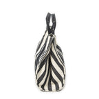 Hermes Cannes Black White Toile Ash Shoulder — view 4