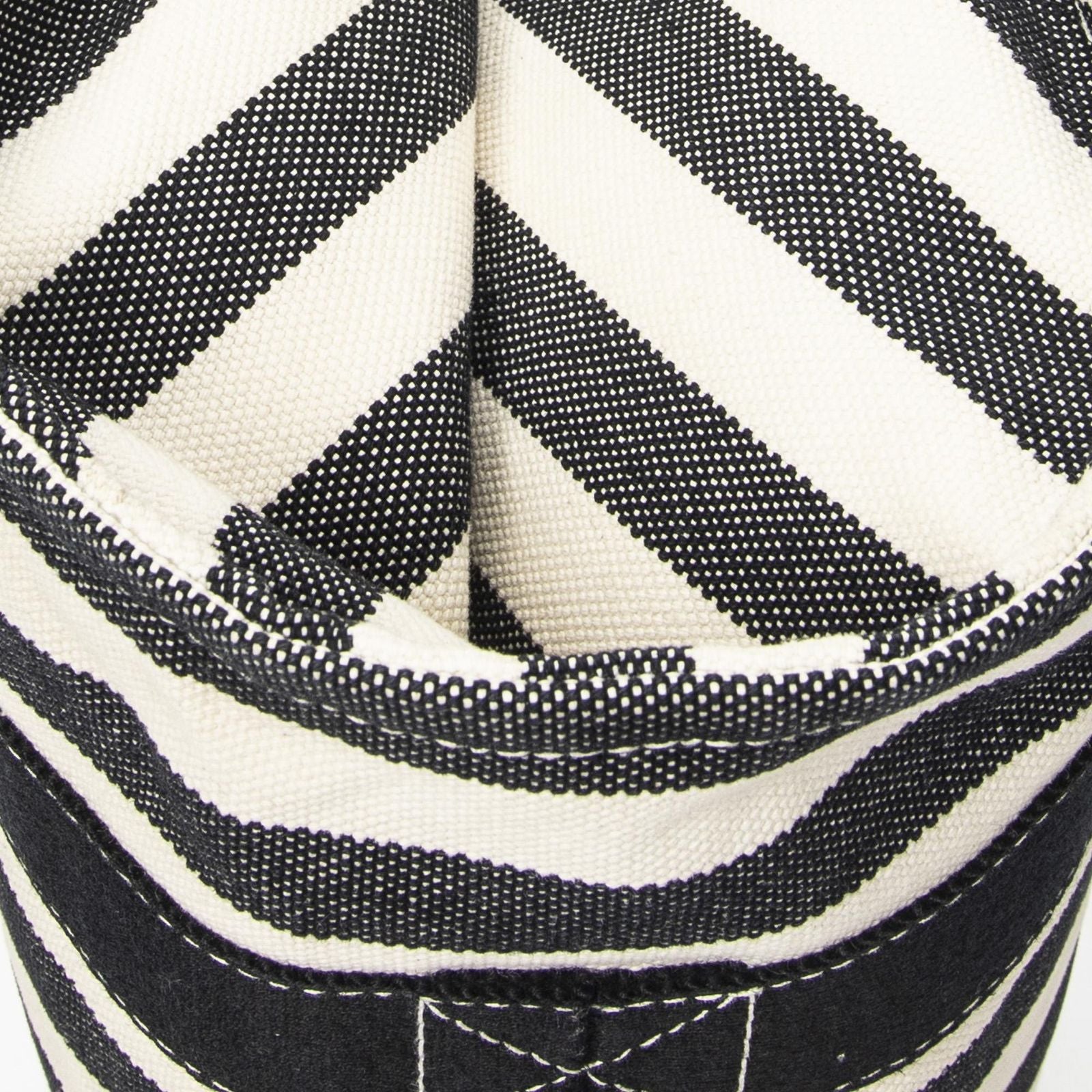 Hermes Cannes Black White Toile Ash Shoulder — view 7