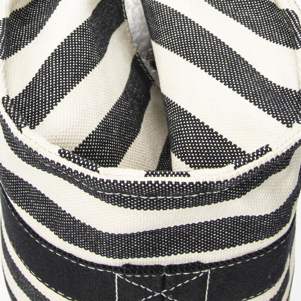 Hermes Cannes Black White Toile Ash Shoulder — view 8