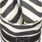 Hermes Cannes Black White Toile Ash Shoulder — view 8
