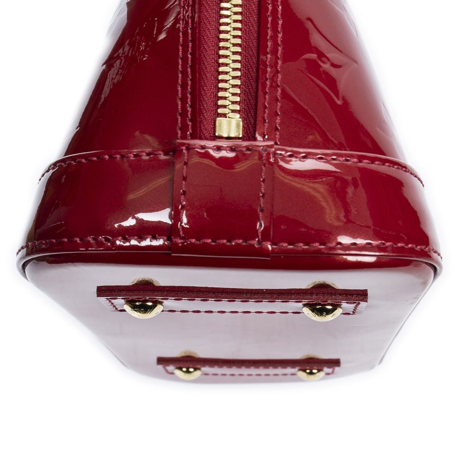 Louis Vuitton Alma Indian Rose Monogram Vernis Handbag — view 7