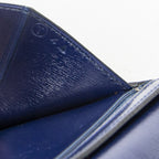 Hermes Bearn Wallet Blue Electric Box Leather — view 6