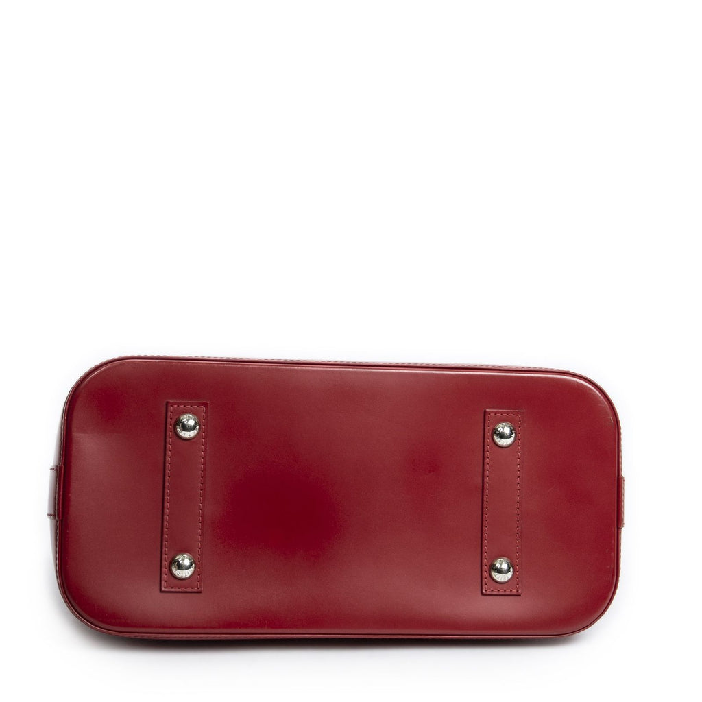 Louis Vuitton Alma Red Epi Handbag — view 6
