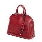 Louis Vuitton Alma Red Epi Handbag — view 2