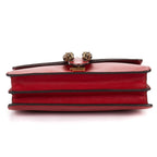 Gucci Medium Swarvoski Crystal Dionysus Red Gray Calfskin Leather Messenger — view 6