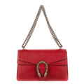 Gucci Medium Swarvoski Crystal Dionysus Red Gray Calfskin Leather Messenger