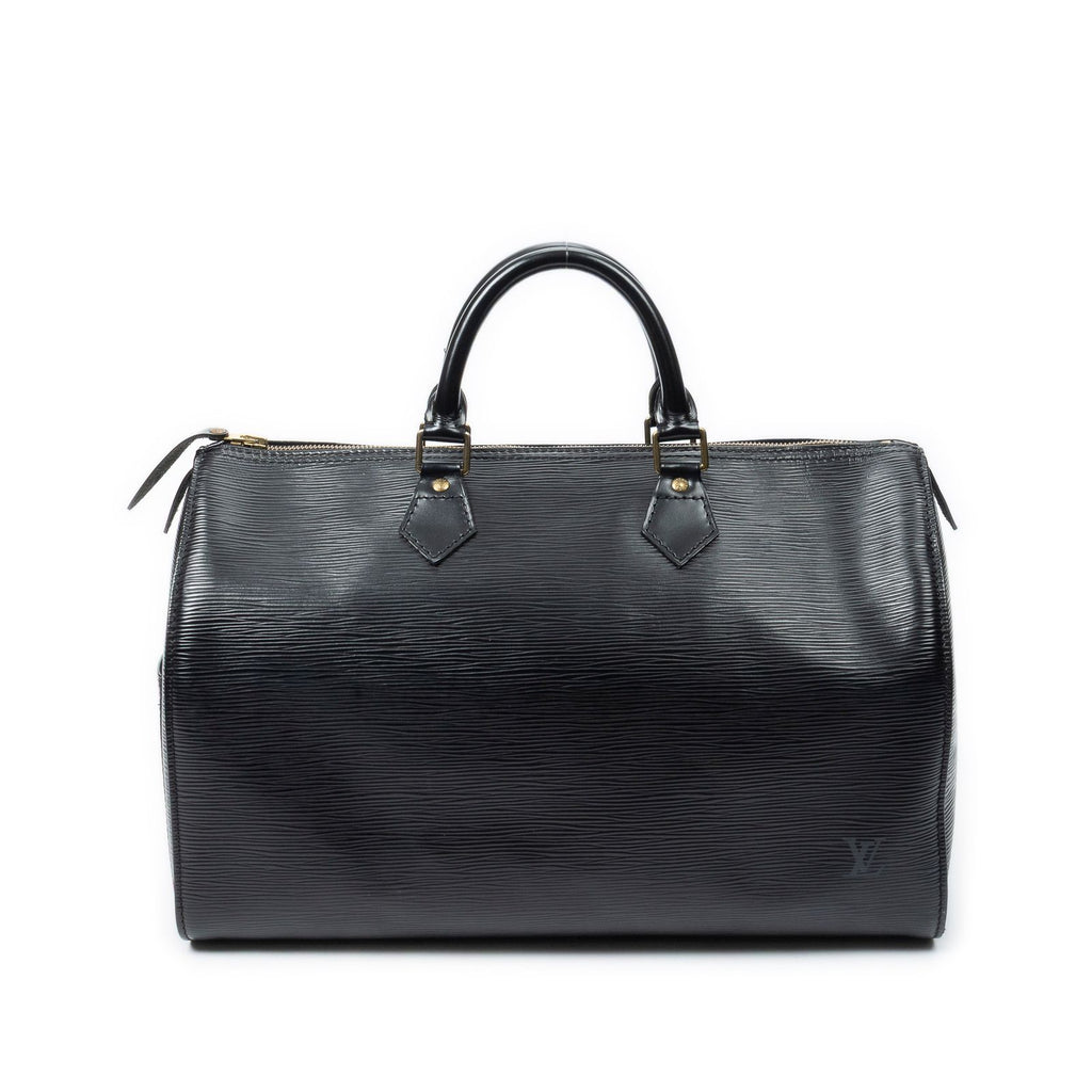 Louis Vuitton Speedy Black Epi Handbag — view 5