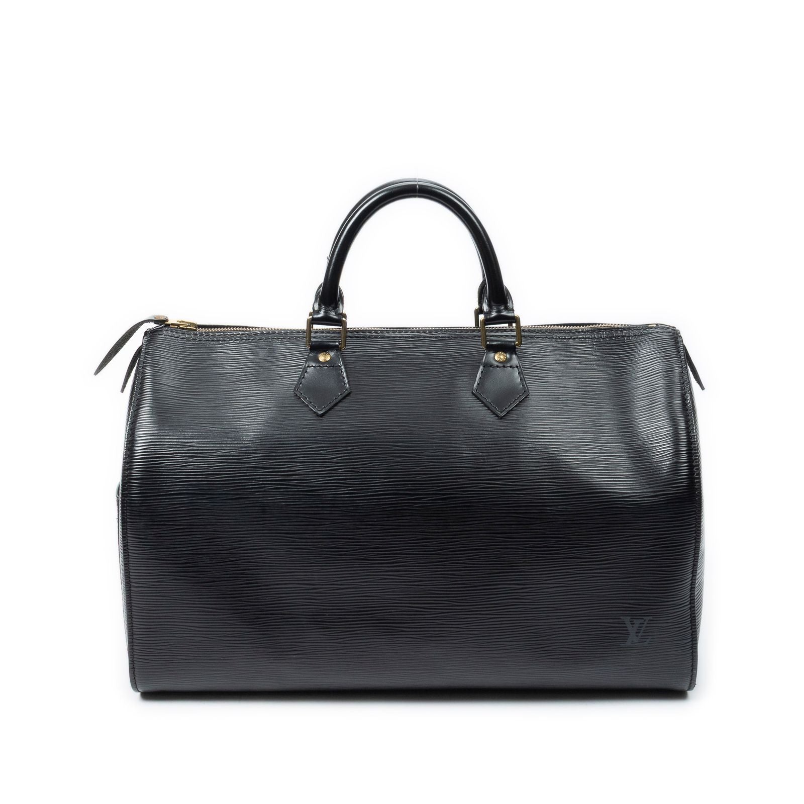 Louis Vuitton Speedy Black Epi Handbag — view 5