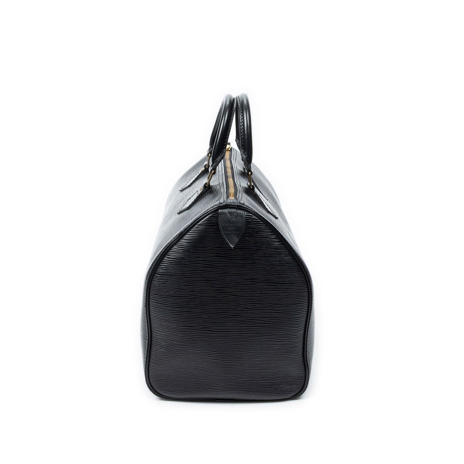 Louis Vuitton Speedy Black Epi Handbag — view 4