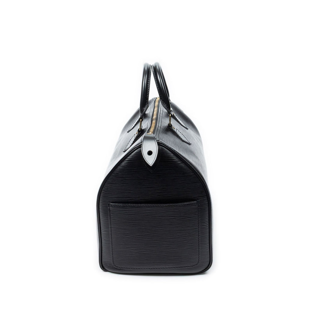 Louis Vuitton Speedy Black Epi Handbag — view 3