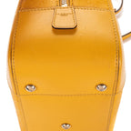 Gucci Bamboo Top Handle Yellow Diamante Canvas — view 7