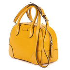 Gucci Bamboo Top Handle Yellow Diamante Canvas — view 2