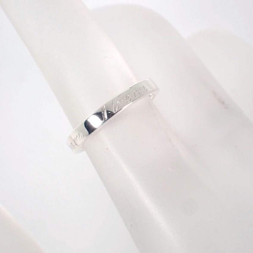 Tiffany & Co 925 Notes I Love You Narrow 6 Ring — view 5