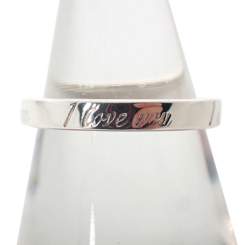 Tiffany & Co 925 Notes I Love You Narrow 6 Ring