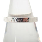 Tiffany & Co 925 Notes I Love You Narrow 6 Ring
