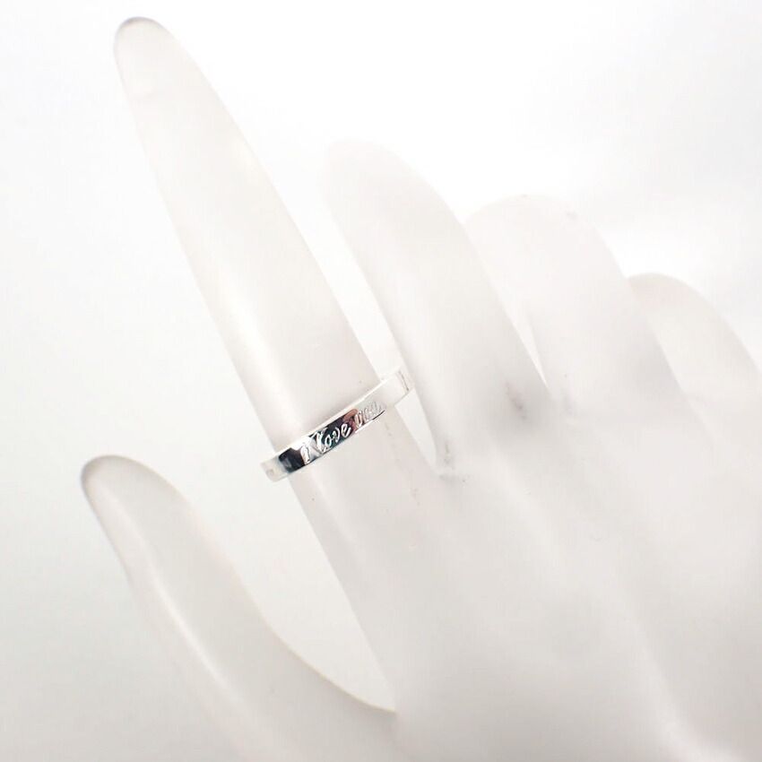 Tiffany & Co 925 Notes I Love You Narrow 6 Ring — view 3