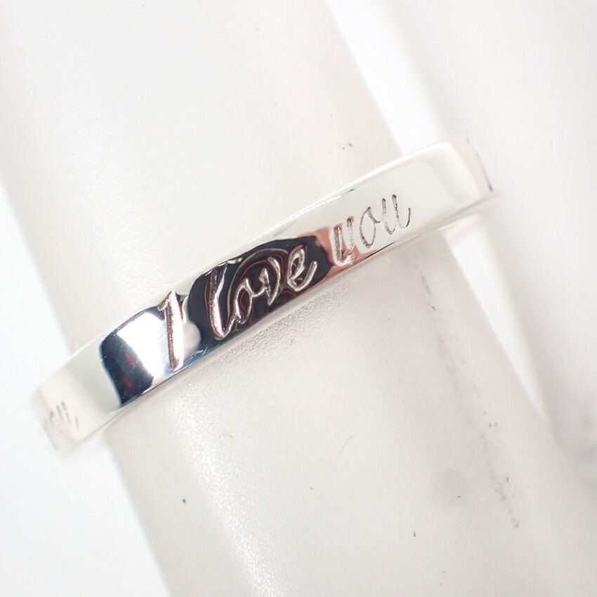 Tiffany & Co 925 Notes I Love You Narrow 6 Ring — view 4
