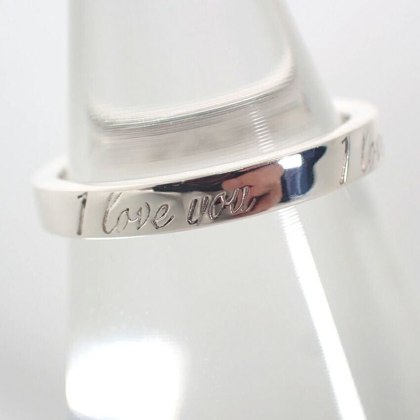 Tiffany & Co 925 Notes I Love You Narrow 6 Ring — view 2