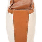 Celine Vertical Tote Ivory Brown Floral Canvas — view 7