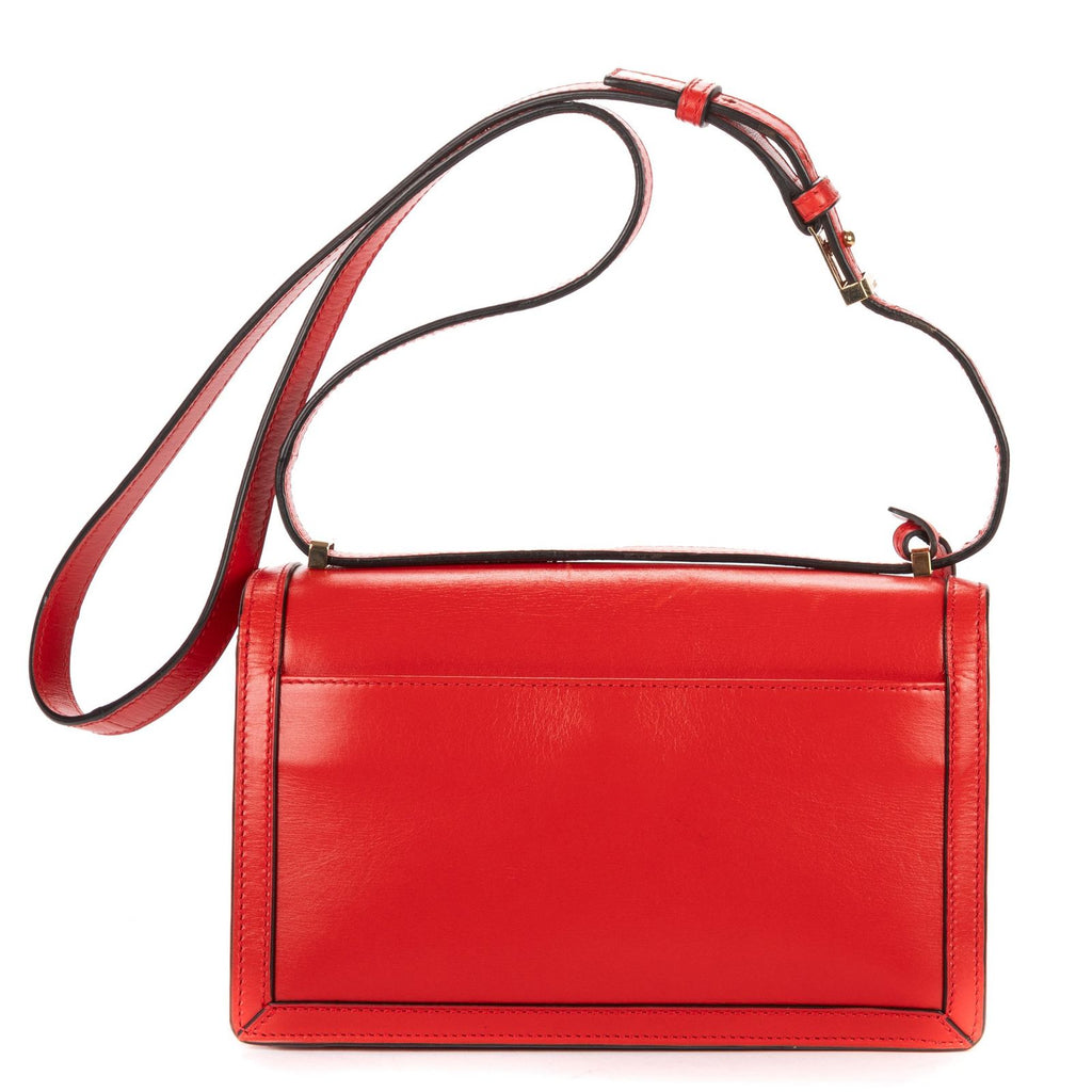 Loewemedium Barcelona Red Smooth Calfskin Messenger — view 5