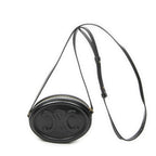 Celine Triomphe Oval Crossbody Black Calfskin Leather — view 5