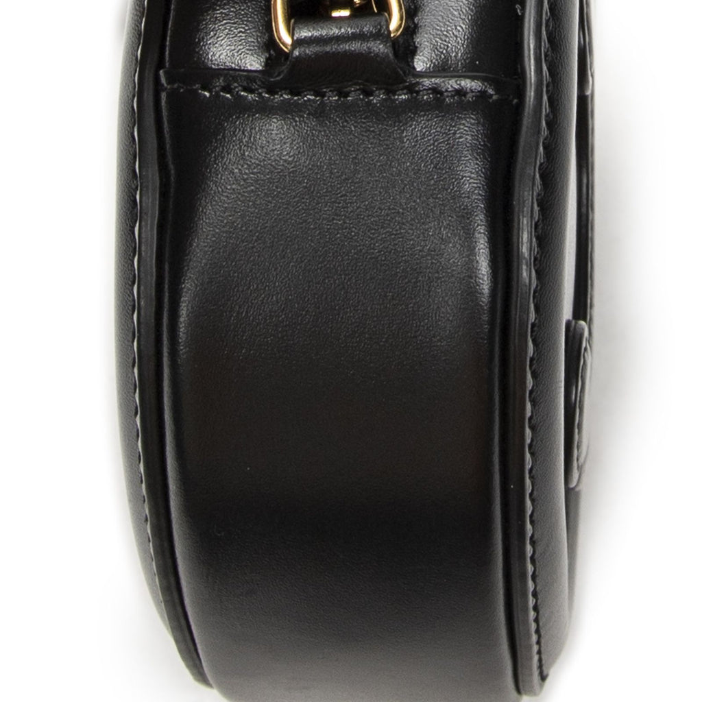 Celine Triomphe Oval Crossbody Black Calfskin Leather — view 7