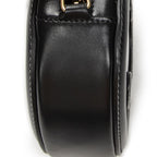 Celine Triomphe Oval Crossbody Black Calfskin Leather — view 7