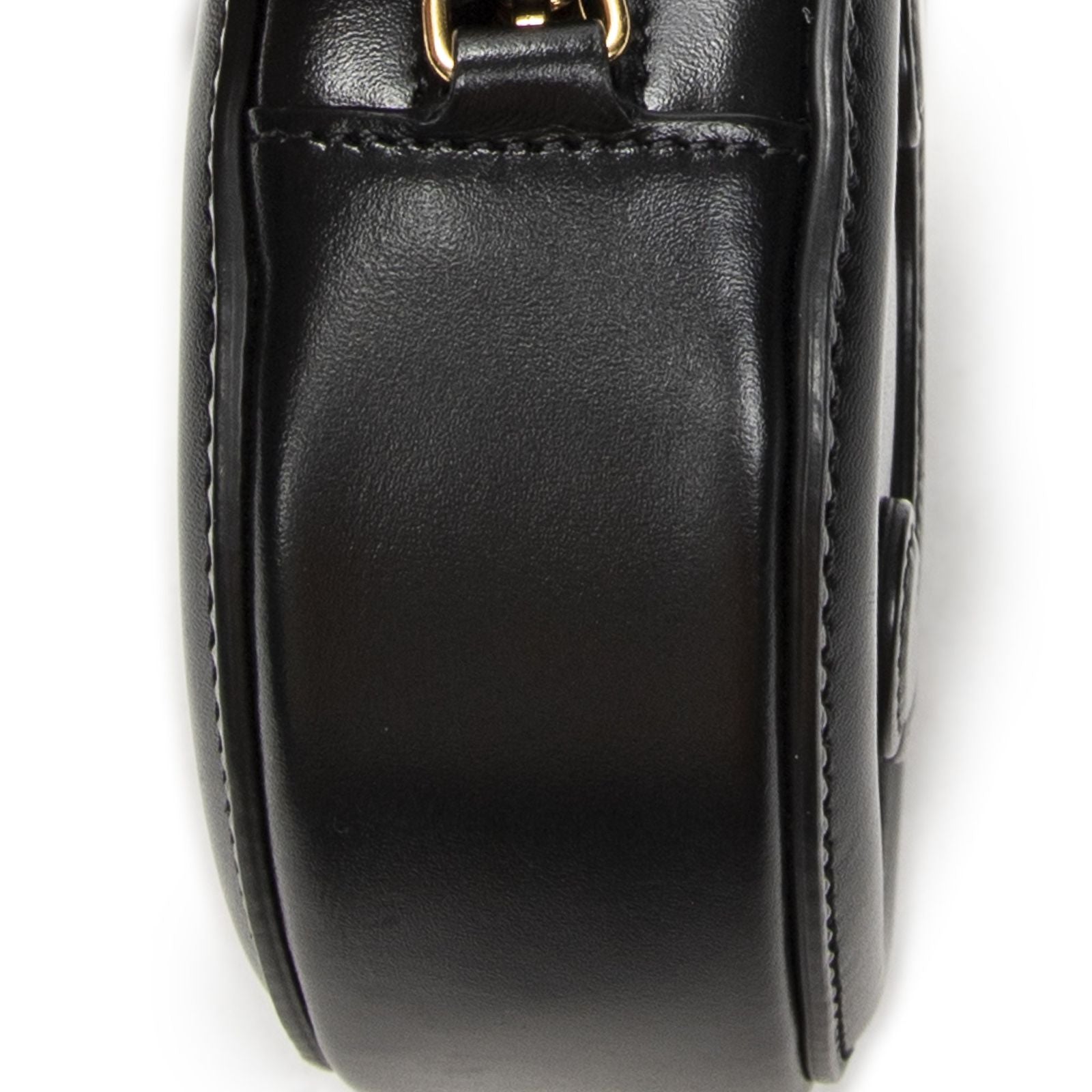 Celine Triomphe Oval Crossbody Black Calfskin Leather — view 7