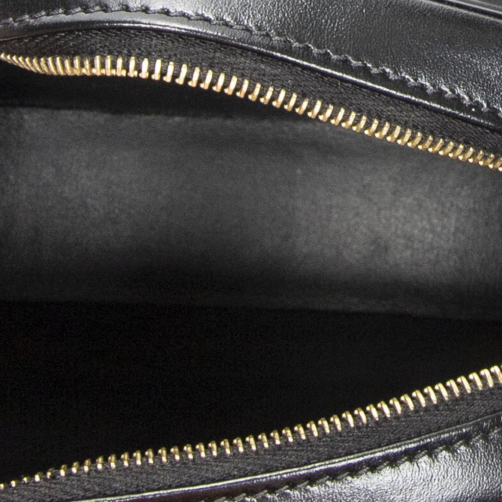 Celine Triomphe Oval Crossbody Black Calfskin Leather — view 9