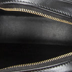 Celine Triomphe Oval Crossbody Black Calfskin Leather — view 9