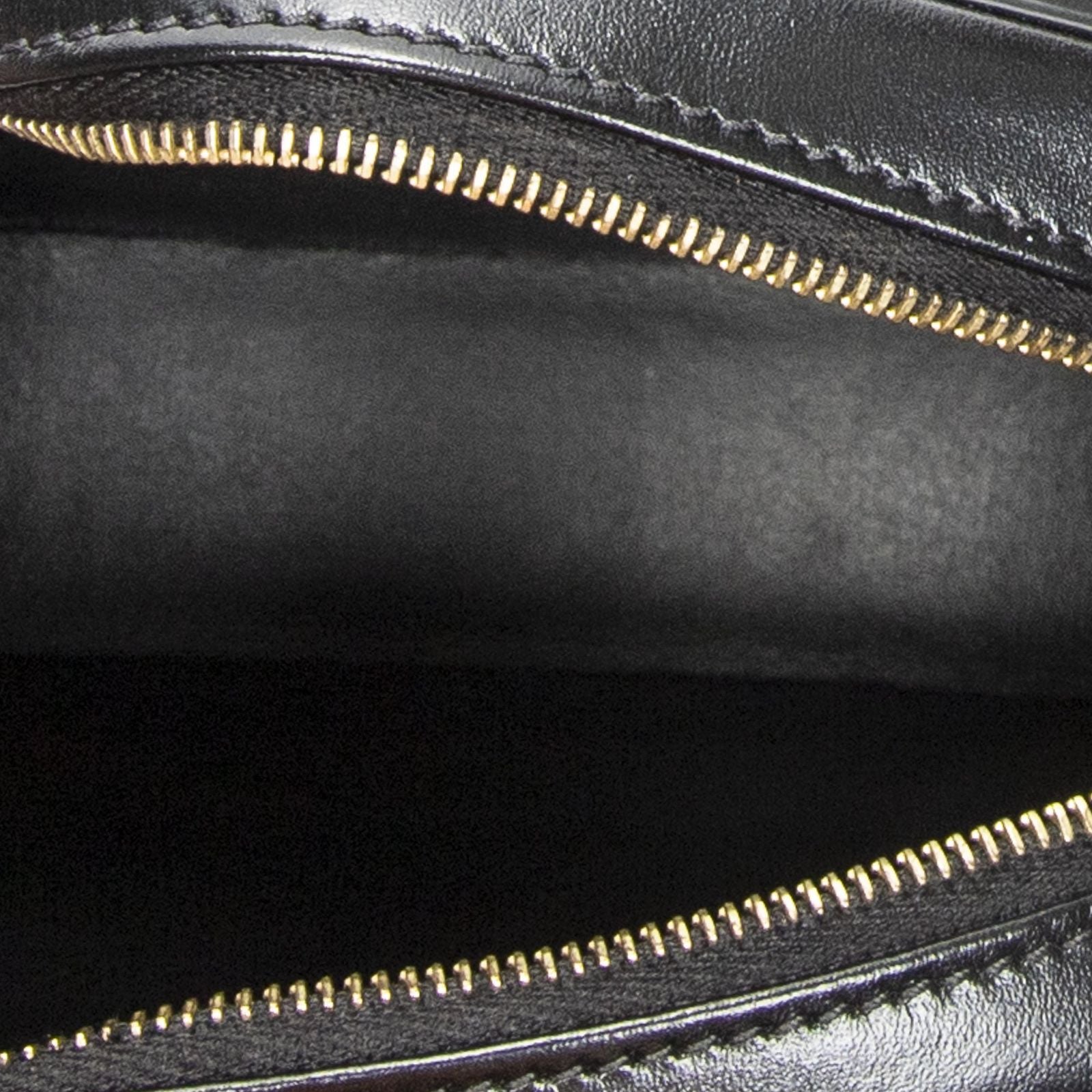 Celine Triomphe Oval Crossbody Black Calfskin Leather — view 9