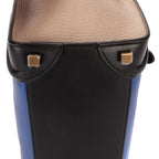 Celine Tricolor Micro Luggage Gray Black Blue Smooth Calfskin — view 8