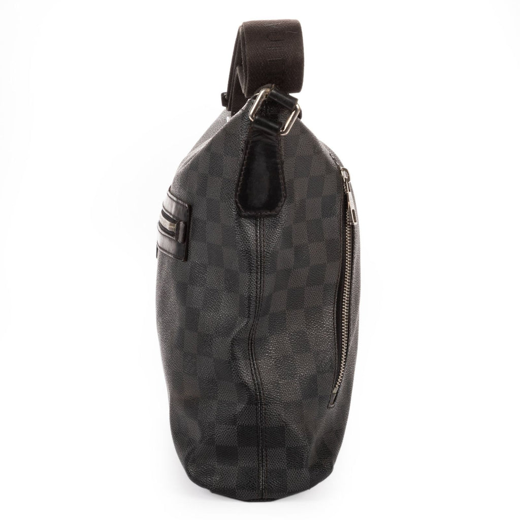 Louis Vuitton Mick Black Gray Damier Graphite Messenger — view 3