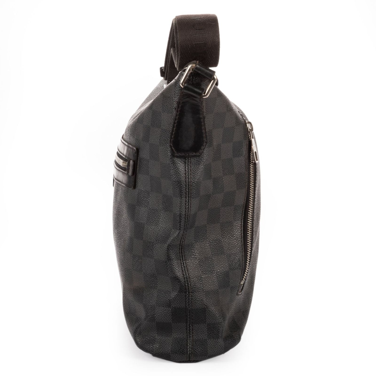 Louis Vuitton Mick Black Gray Damier Graphite Messenger — view 3
