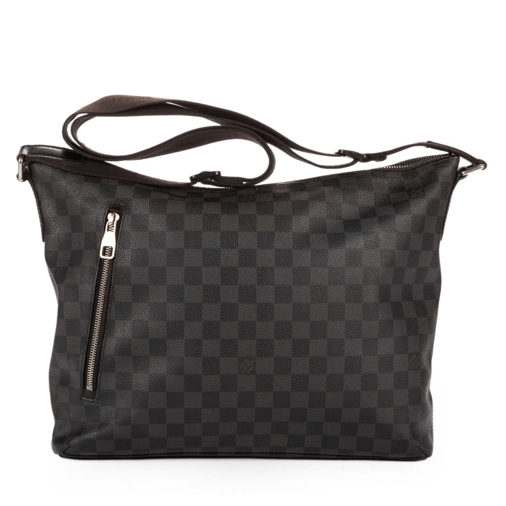 Louis Vuitton Mick Black Gray Damier Graphite Messenger — view 5