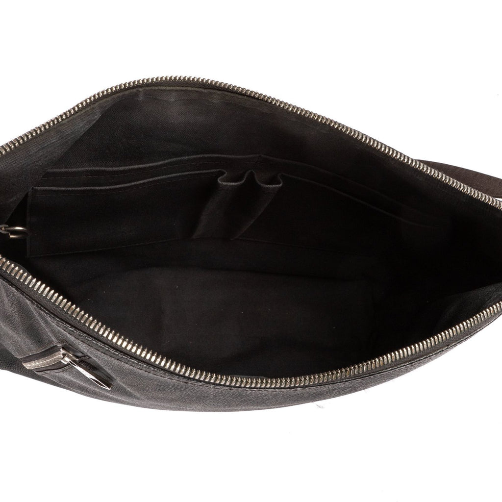 Louis Vuitton Mick Black Gray Damier Graphite Messenger — view 9